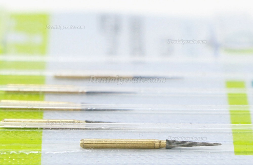 5 St&uuml;ck WaveDental Verj&uuml;ngungsriss TF 7714 Finiererbohrer Zahnmedizin Hartmetallfinierer Zahnbohrer